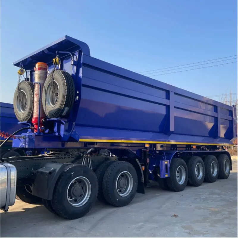 مقطورة بضائع قلابة خلفية من النوع U